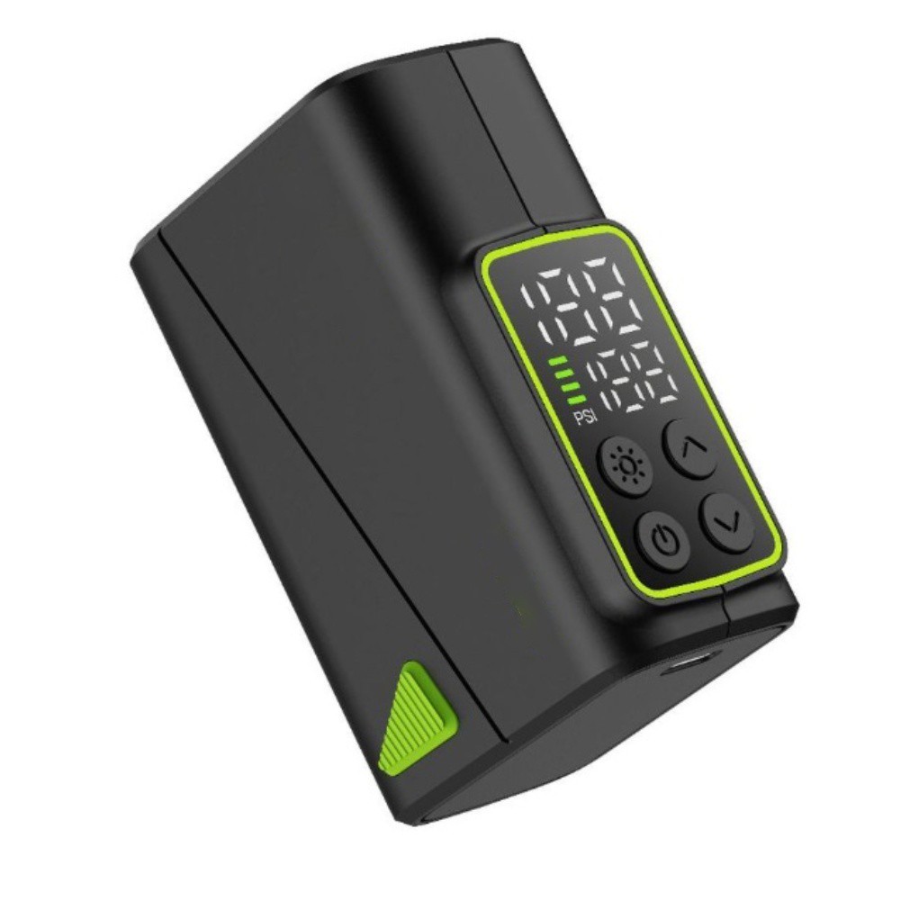 Compact Electric Air Pump 150 PSI for Bicycles with Real Time Pressure Display