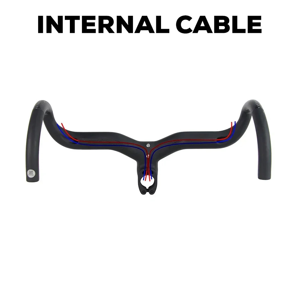 Syncros Integrated Carbon Handlebar WIth Mount for Bike Internal Cable Routing