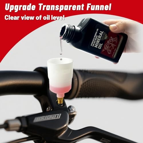 Brake Bleed Kit for Shimano, TEKTRO, TRP Hydraulic Disc Brakes, Mineral Oil Set