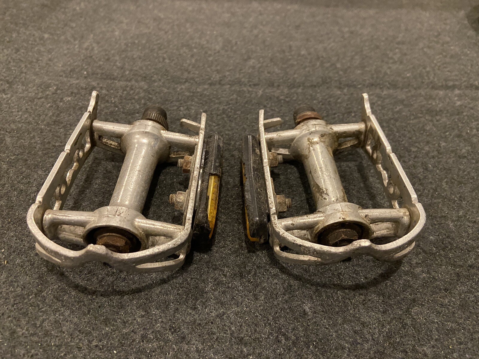 Vintage MKS Sylvan SY-1 Pedals Fixie Touring Road Commuting Made in Japan 9/16