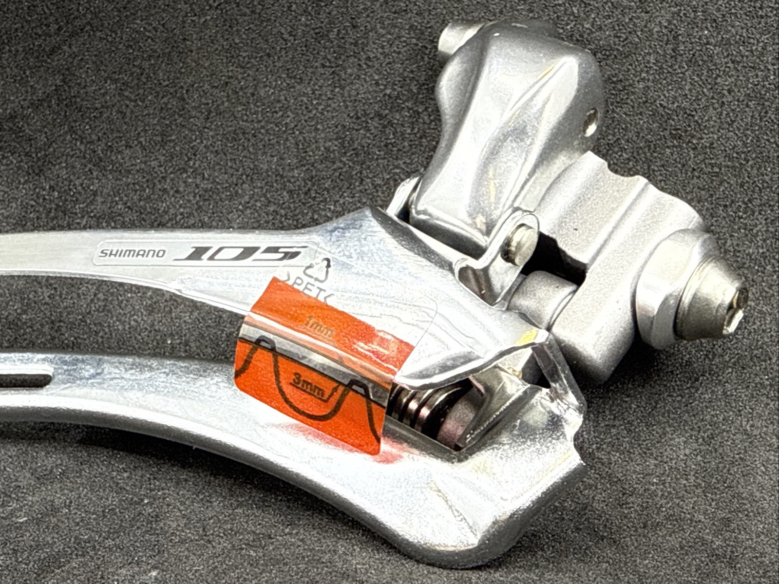 Shimano 105 5700 FD-5700 Double SILVER Front Derailleur 2×10-Speed Braze-on NEW
