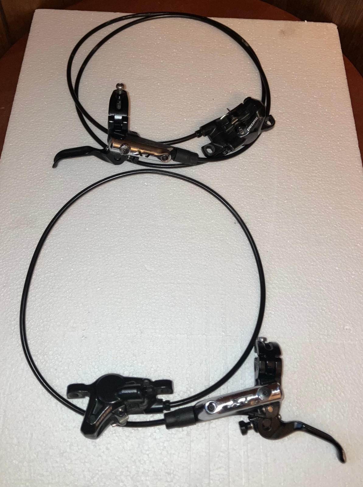Shimano Deore XT BL-M785 Mountain Bike Hydraulic Disc Brake Set BR-M615 Calipers
