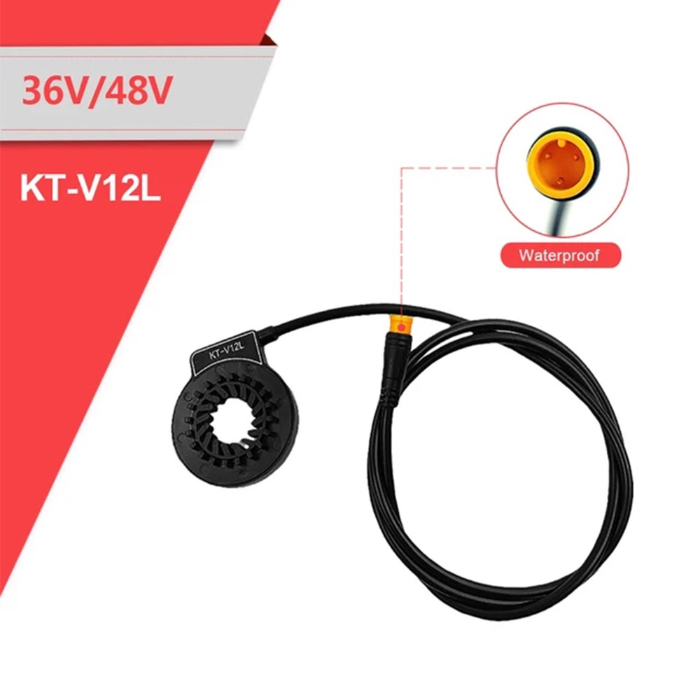 KT ebike V12L PAS Pedal Assist Sensor 12 Magnets Double Hall Electric Bicycle