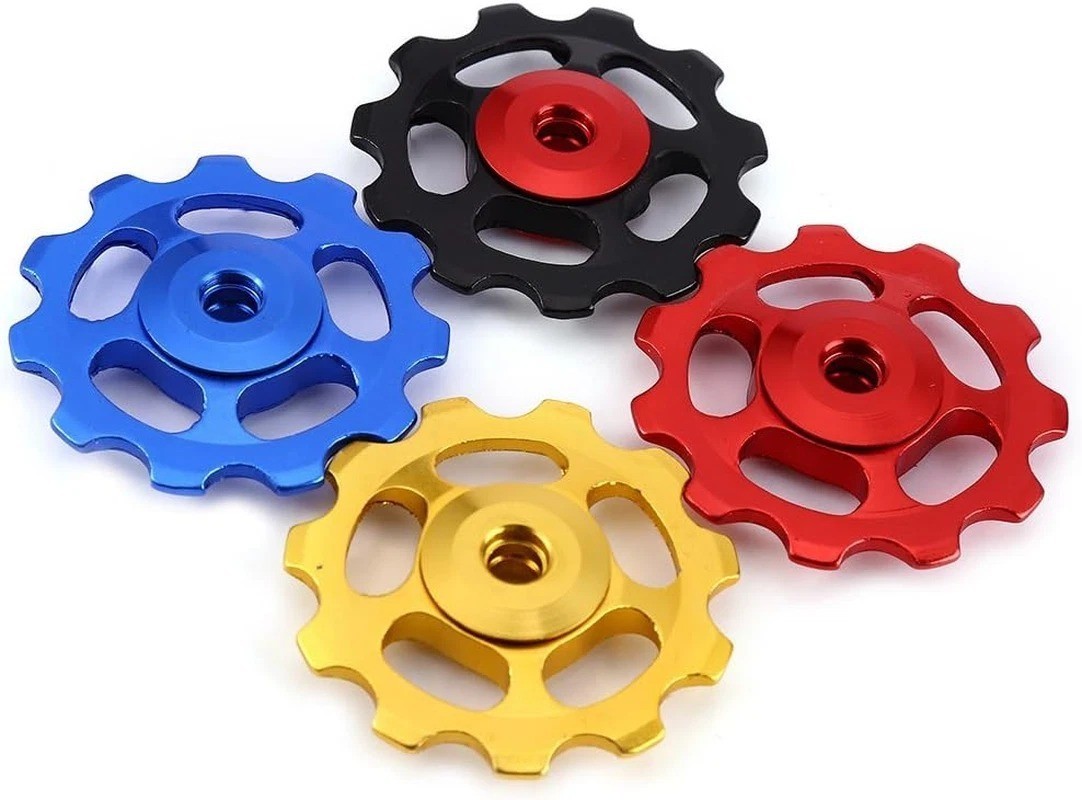 2 Pcs 11T Aluminum Sealed Bearing Jockey Wheel Rear Derailleur Pulley for Shiman