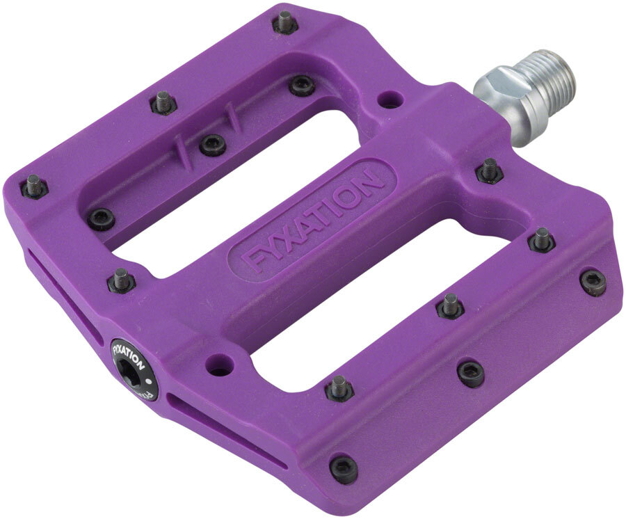 Fyxation Mesa MP Pedals – Platform, Composite/Plastic, 9/16″, Purple