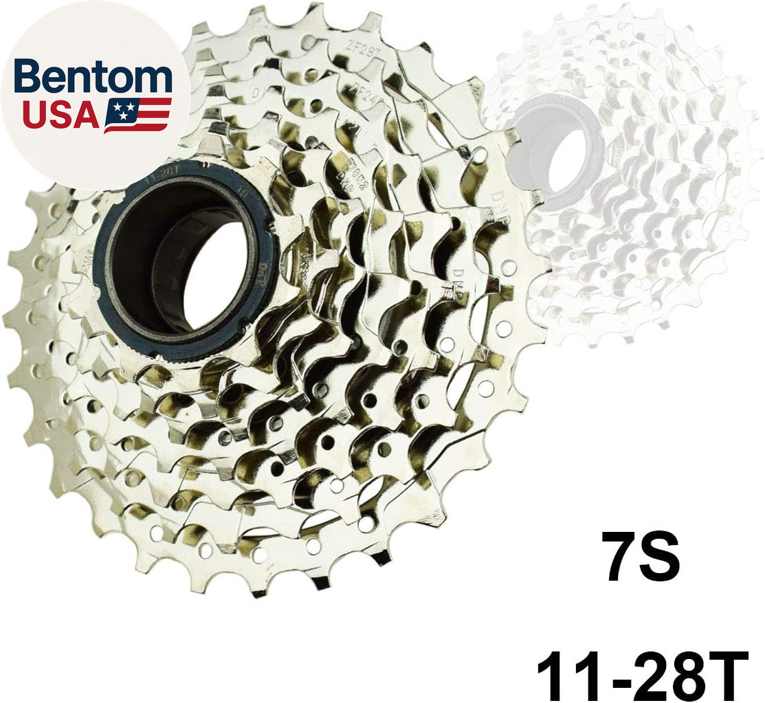 7 Speed Freewheel for E-Bike 11-28T/11-34T Screw on Freewheel