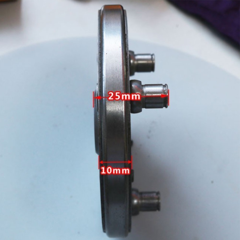 3PCS Motor Gear Set Steel Plastic Gear 47.5mm Outer Diameter 608 Bearings