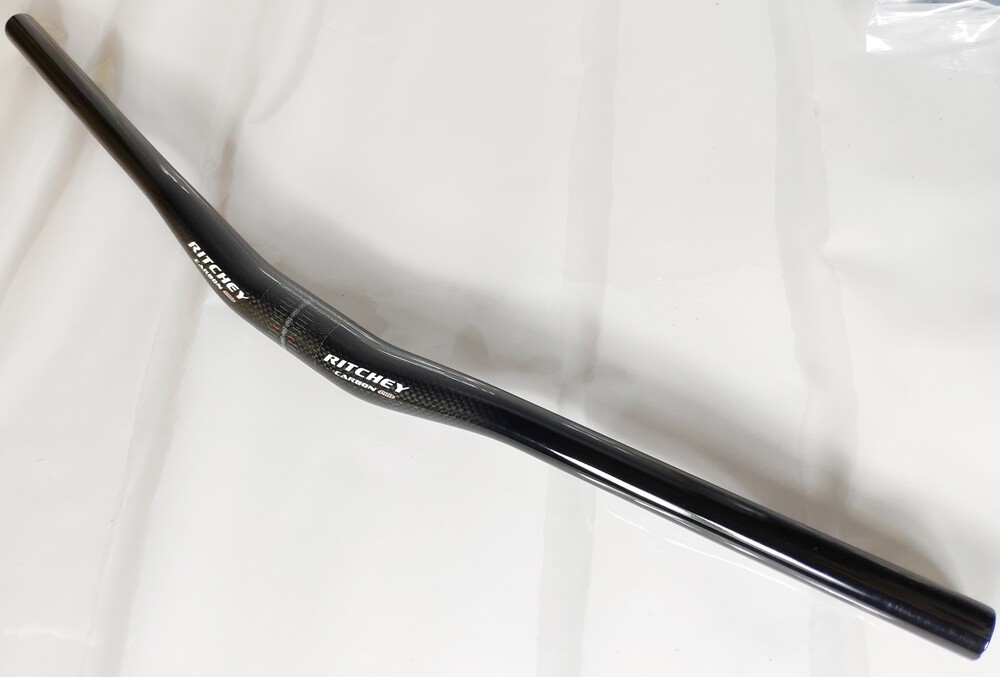 ritchey carbon pro red 640mm handlebar cycling 215g 20mm rise 9 degree