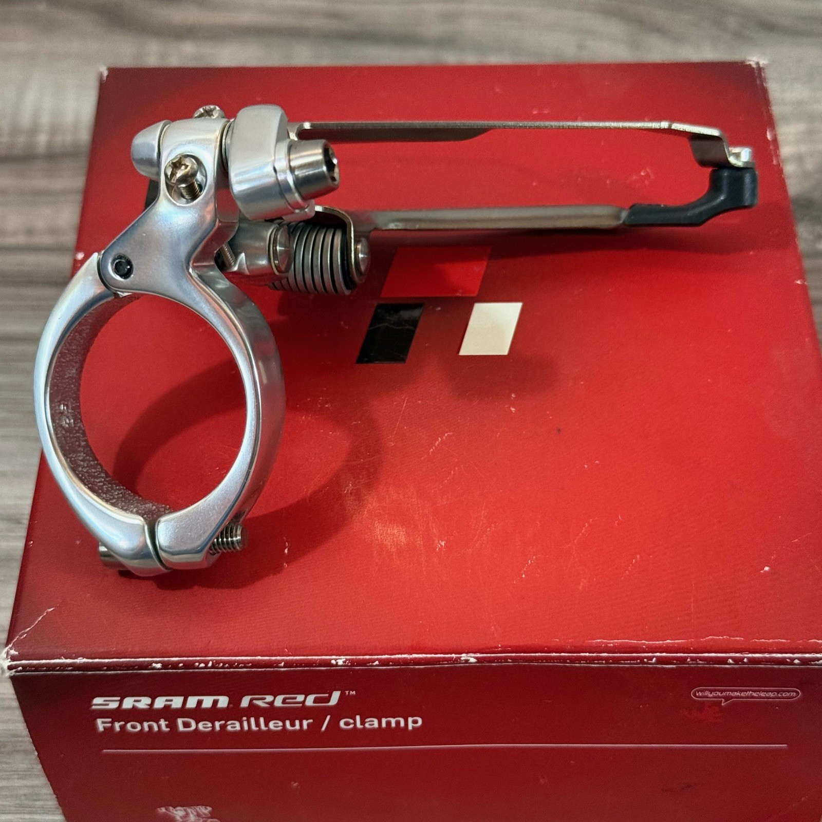 SRAM Red 10 Speed  Front Derailleur 2 x 10 Titanium Cage 35 Clamp NOS
