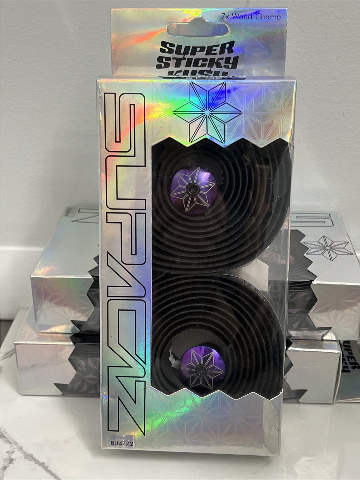 SUPACAZ Super Sticky KUSH Star Fade Oil Slick Tape Ano Plugs purple