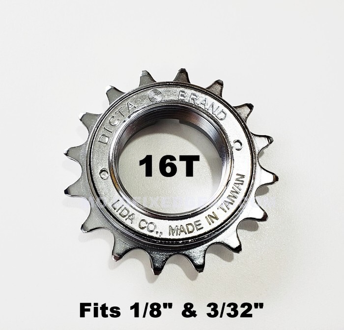 DICTA Freewheel Single Speed BMX 3/32″ & 1/8″ Chrome Plate 16T