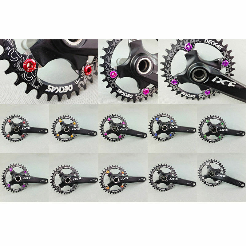 US 4/5PCS Single/Double/Triple Speed 6.5/8.5mm MTB Bike Chainring Bolts Screws