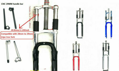 CDHPOWER 26″ Bicycle Fork/Bike Suspension Fork & Headset-Gas Motorized Bicycle