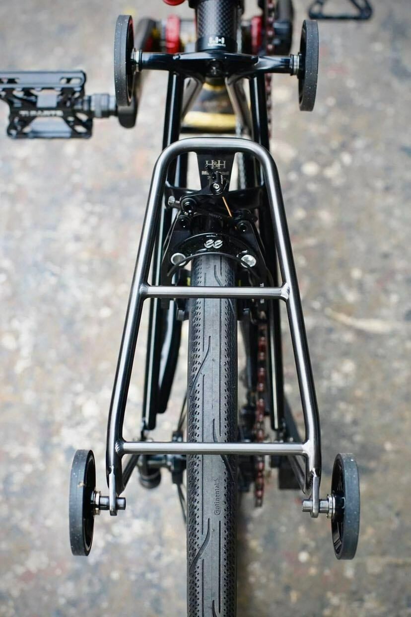 H&H/Titanium rear rack for Brompton