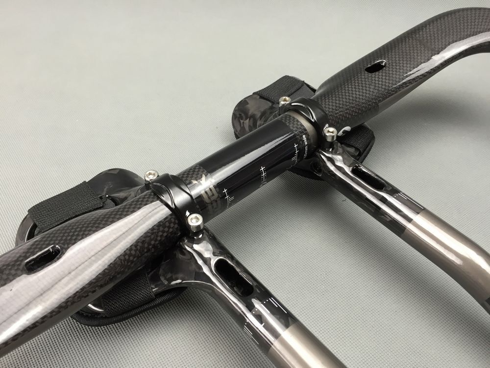 Carbon Fiber Bullhorn Rest Bar Time Trial Road Bike Handlebar 31.8*400/420/440mm