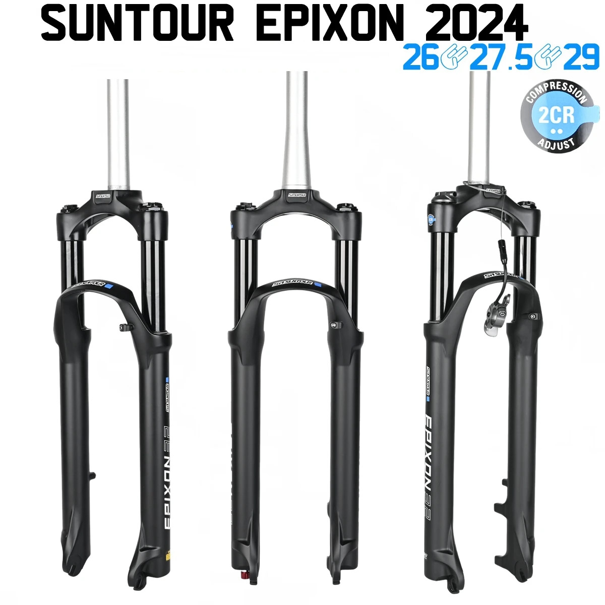 26 27.5 29 Inch Mountain Bike Suspension Fork 100/120mm Air Damping Remote Fork