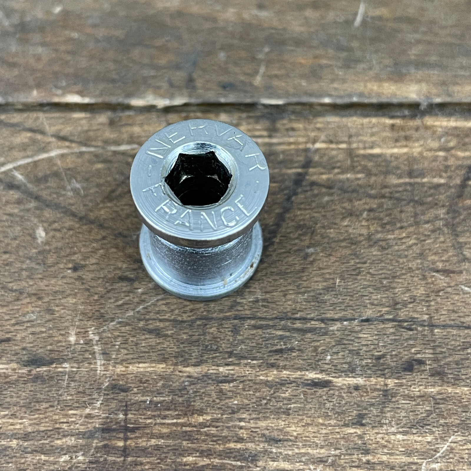Vintage Nervar Chainring Bolt Nut Crank France Double Chainring Eroica Chrome