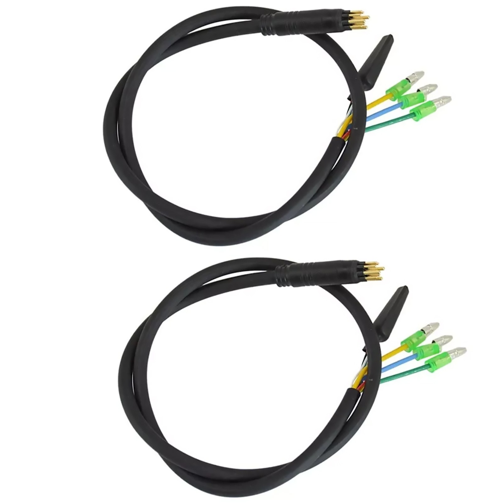 60cm E-bike 9Pin Motor Extension Cable Cord For Front Rear Wheel Hub Motors 2pcs