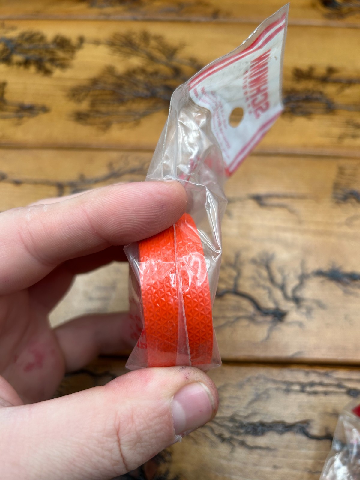 Vintage Schwinn Kool Orange Plastic Handlebar Tape Roll NOS