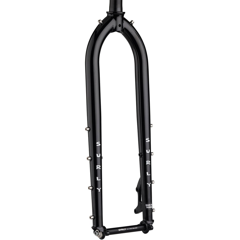Surly Rigid Dinner Fork Stainless Steel Black Gloss