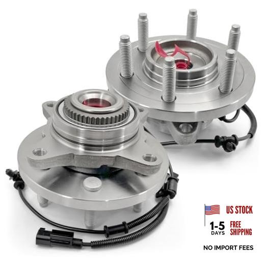Pair Front Wheel Bearing Hub Assembly Compatible with Ford OE Size 515142