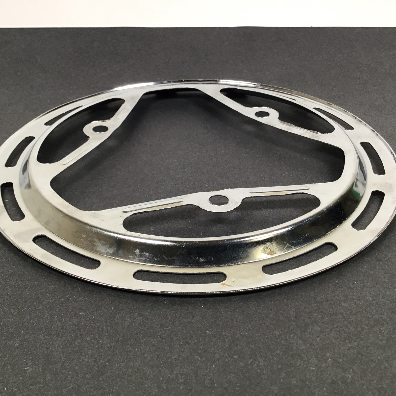 Nervar 3-Bolt Chainring Guard Protector NOS Chromed Steel NOS Vintage Peugeot