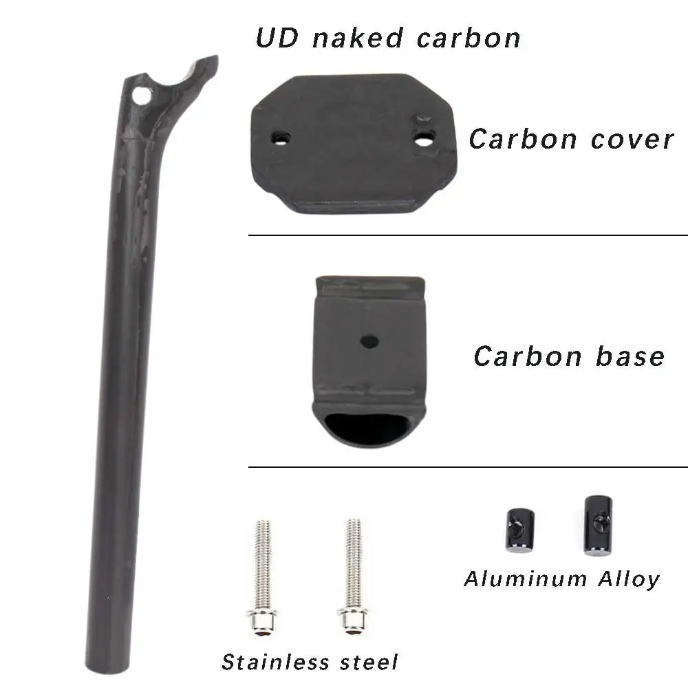Elitaone Carbon Fiber Seatpost 27.2/30.9/31.6Mm Matte Black Offset 20Mm Lightwei
