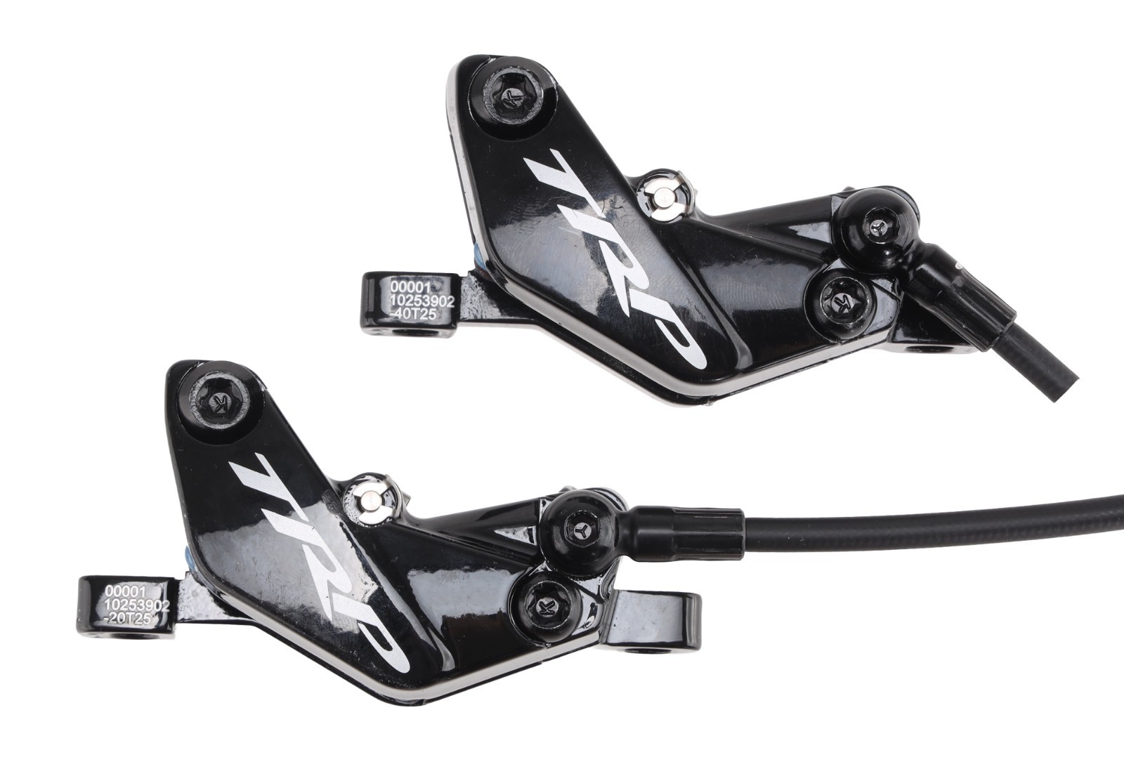 TRP Trail EVO HD-M843 Mountain Bike Levers w/ Disc Brake Calipers SET Post Mount