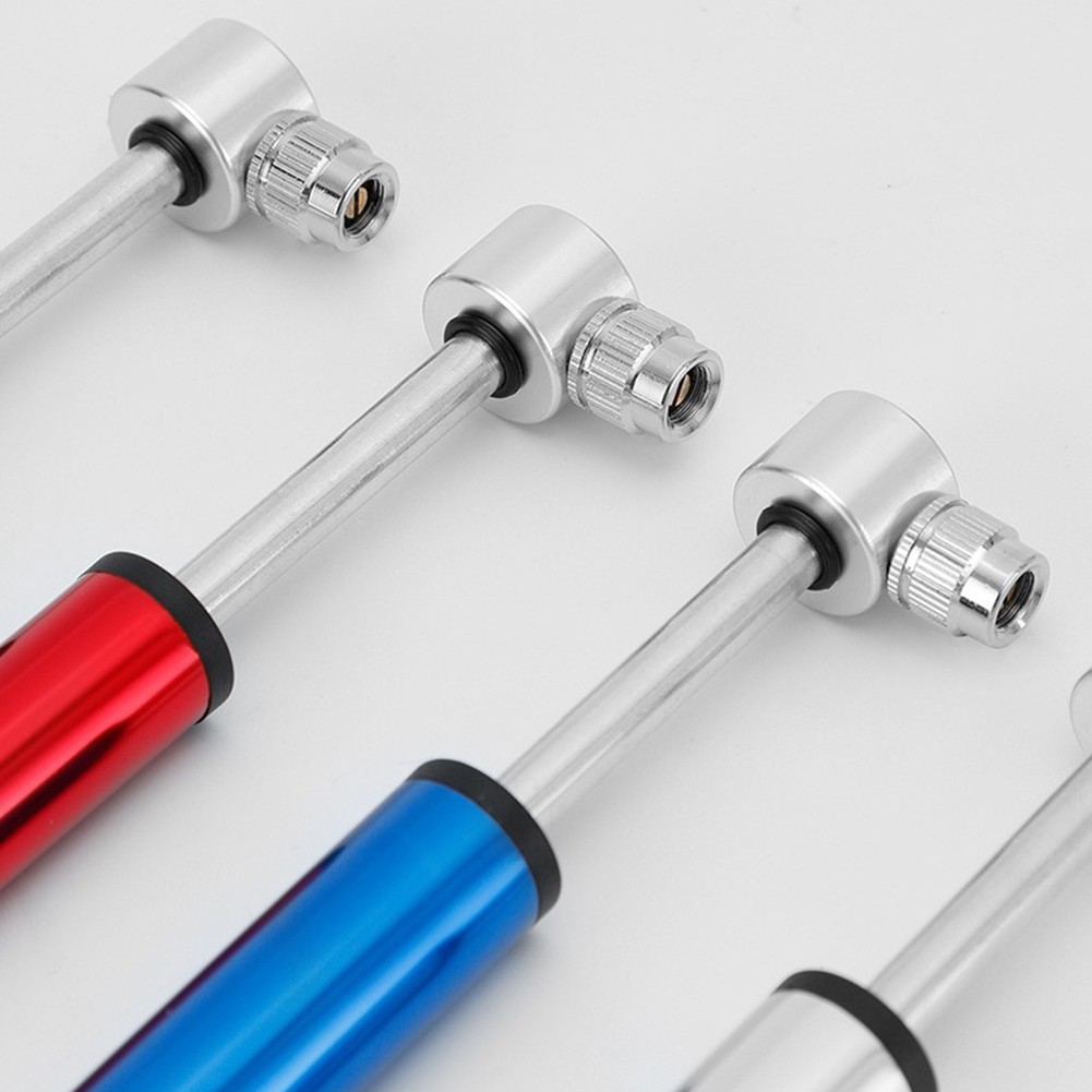 Lightweight Air Pump with Stand Designed for Bicycles and Sports Equipment Use