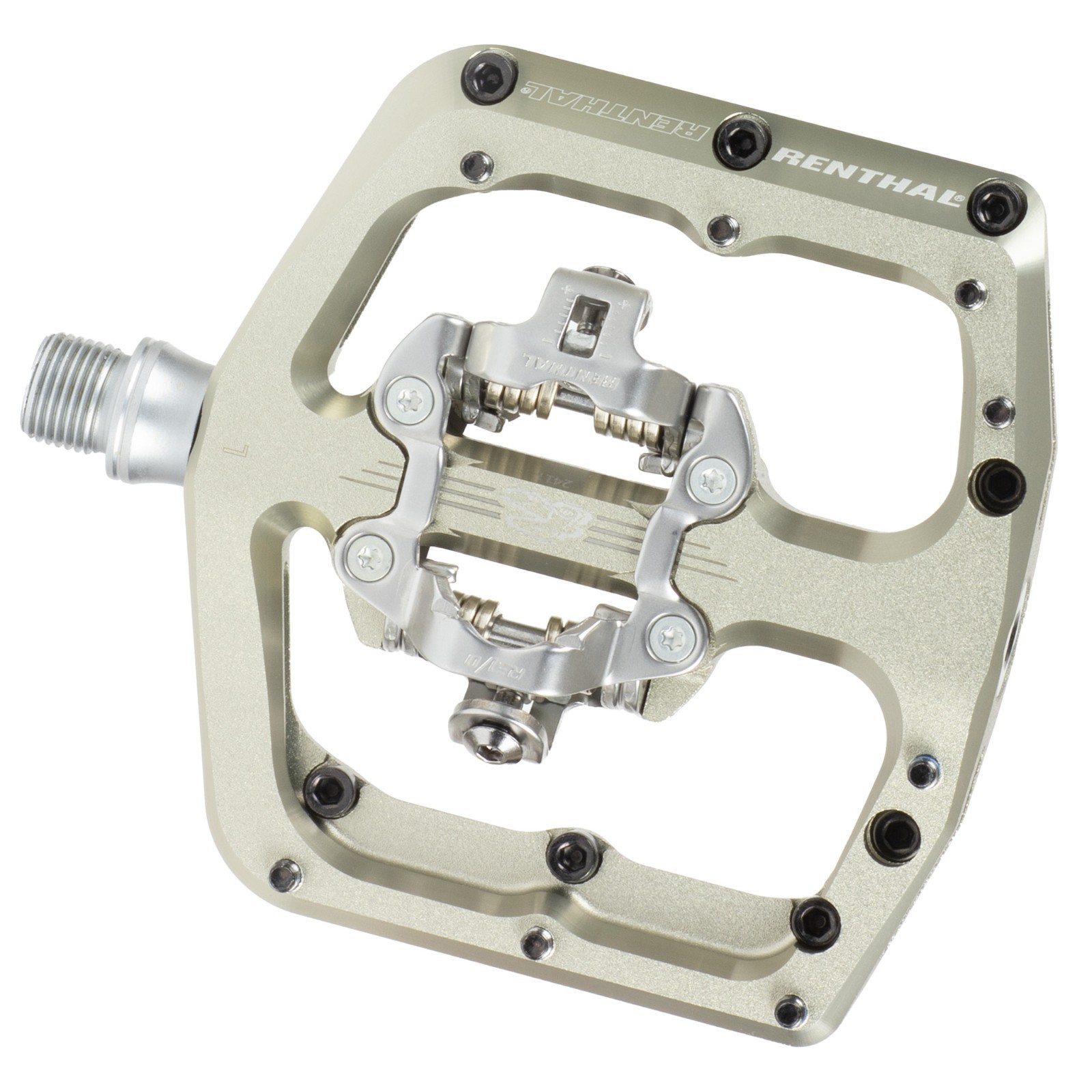 Renthal Revo-DHC Clipless Platform Downhill MTB Mountain Bike Pedals – AluGold