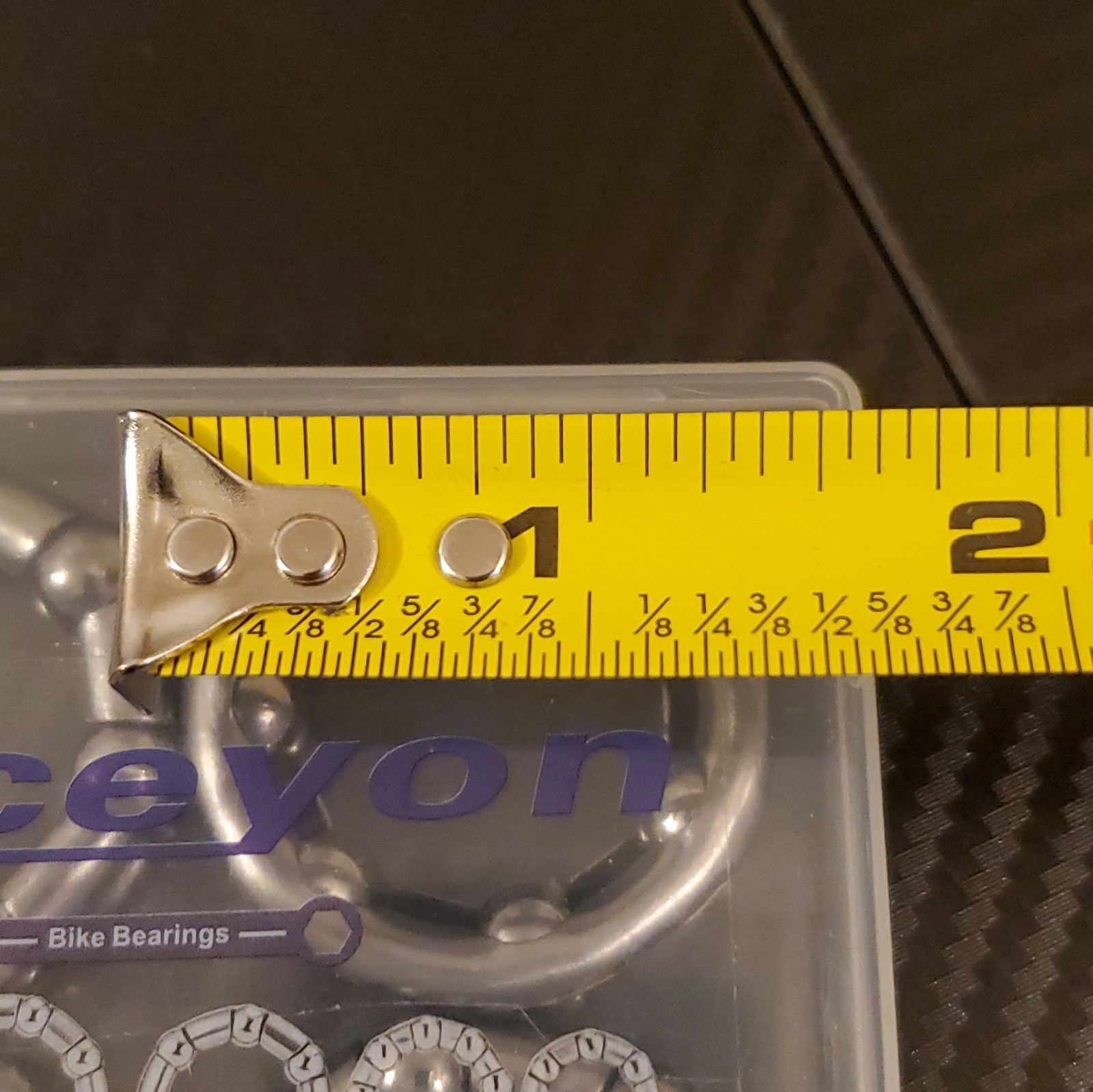 JaceyOn Steel Bike Bearing Retainer Set, Silver, Universal Fit, 4 Pack