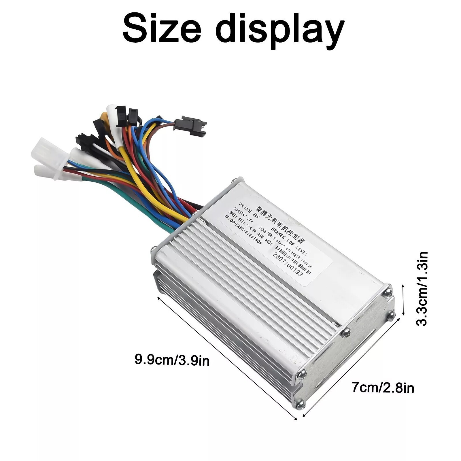 1200W 48V/25A Brushless Motor Controller Kit For Electric Scooter Motor