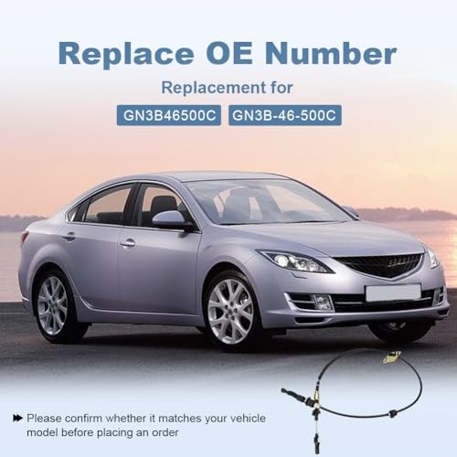 Automatic Transmission Shift Cable Compatible with Mazda 6 2.3L L4 3.0L V6