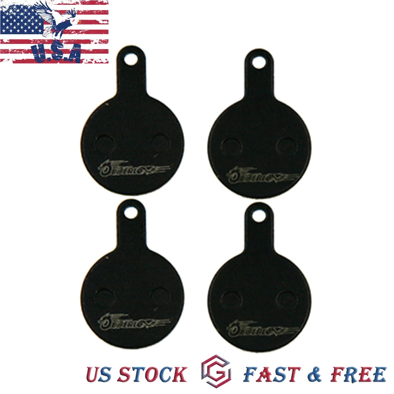 2 PAIRS BICYCLE DISC BRAKE PADS FOR TEKTRO IOX LYRA NOVELA DISC BRAKE