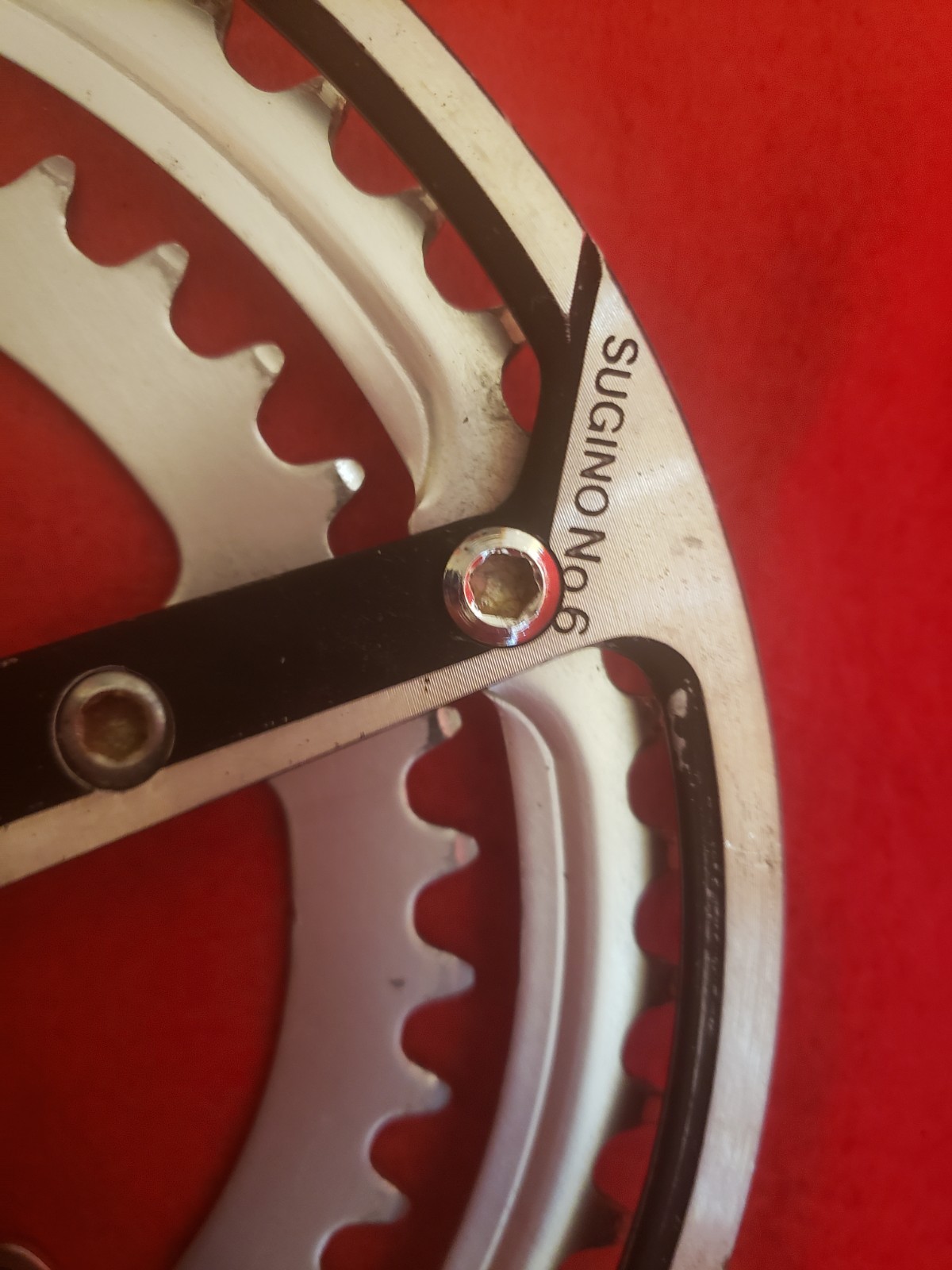 Vintage 80s Sugino No 6 50/40 T Crank Set 170 MM Fits Kuwahara Schwinn Mongoose
