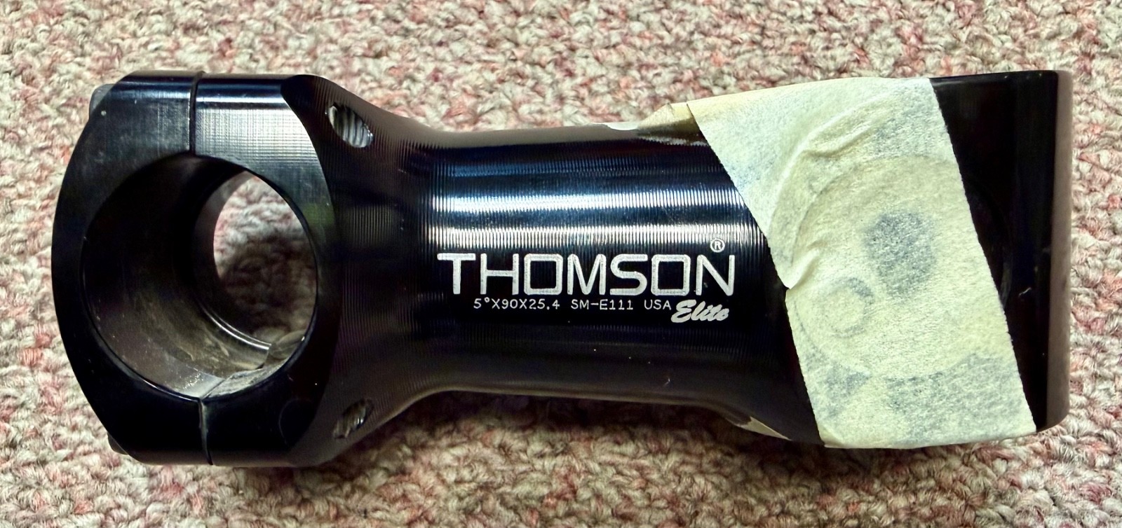 Thomson Elite Threadless Bicycle Stem SM-E111 90mm 25.4mm 5° Rise 1-1/8” Black