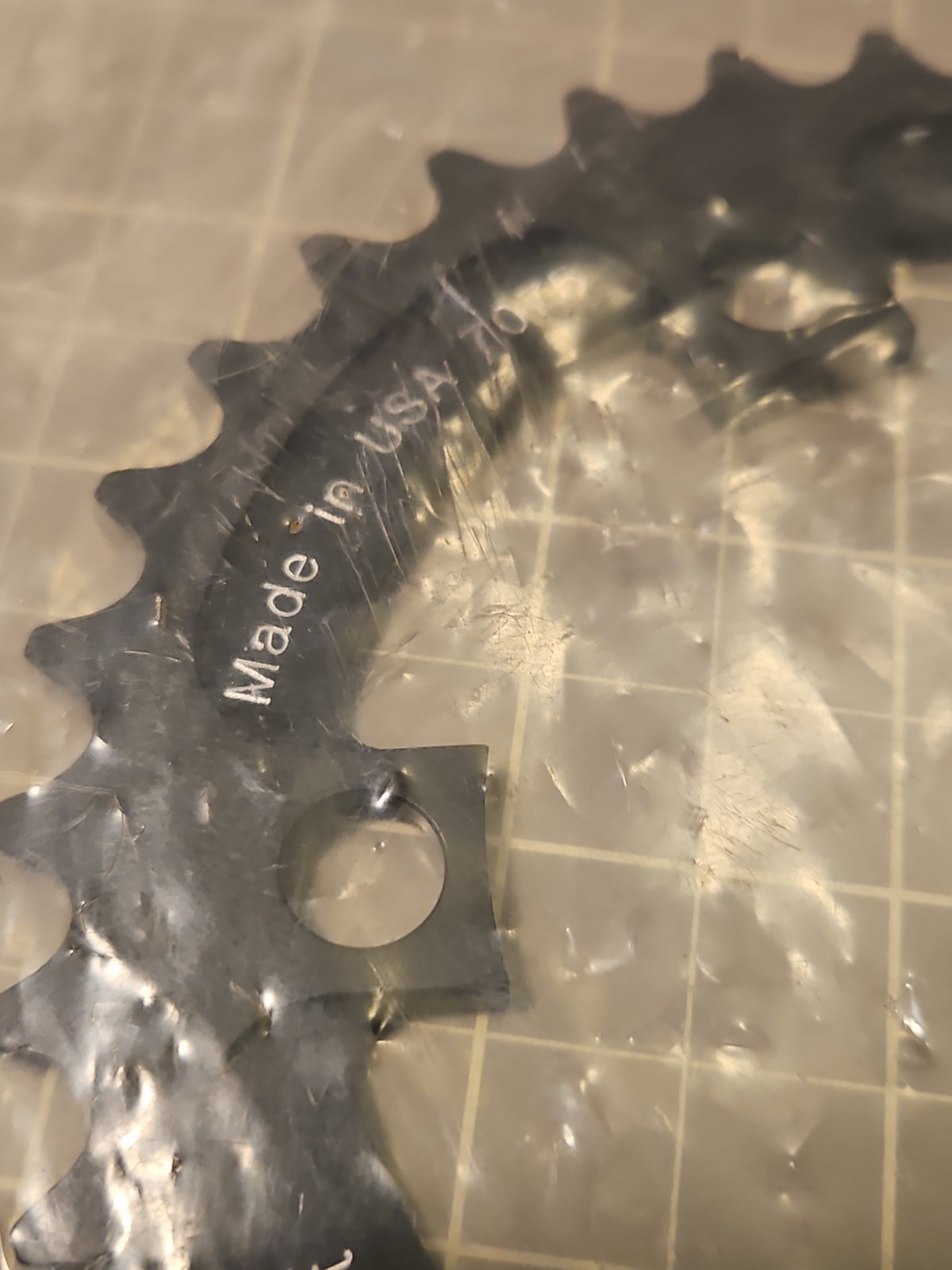 Salsa Chainring 34t Black Alloy 90s NOS New 94mm USA 7075 MTB Vintage 90s