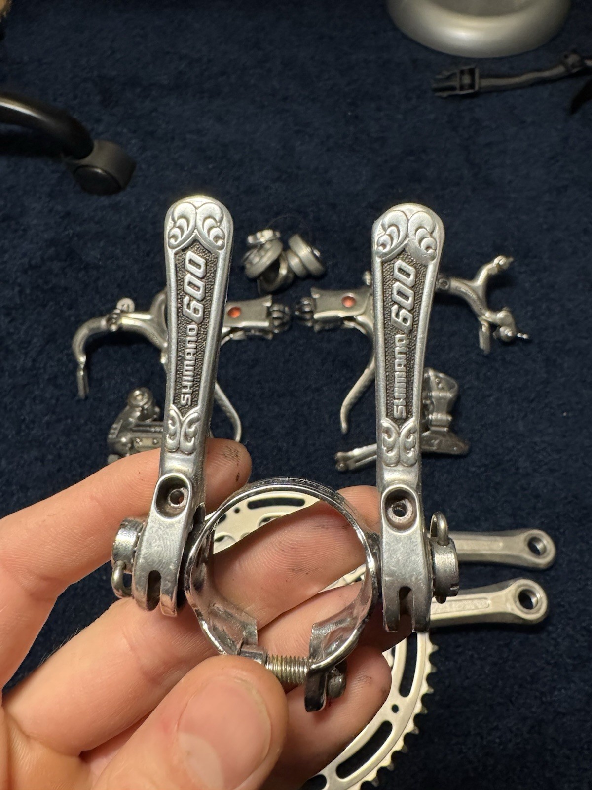 Shimano 600 Arabesque Groupset Crankset, Derailleurs, Shifters, Brakes, Headset