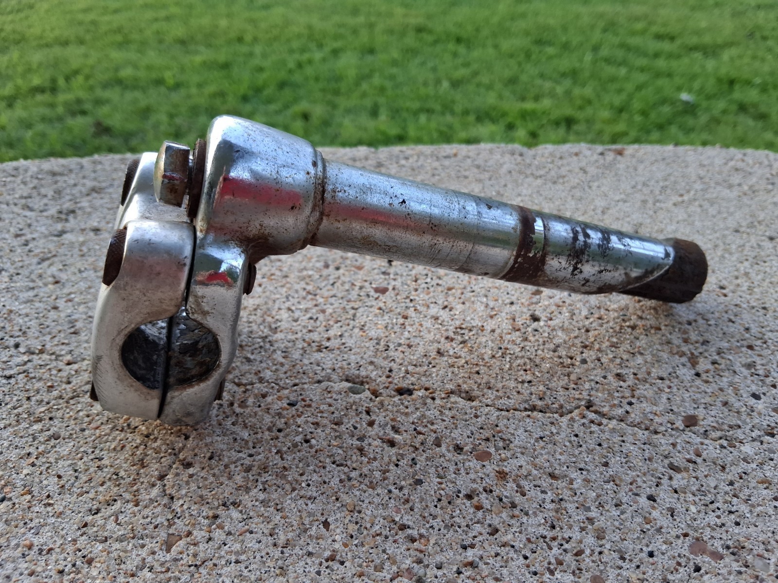 Old School Bmx Stem Stamp Forged, Survivor used condition 21.1mm