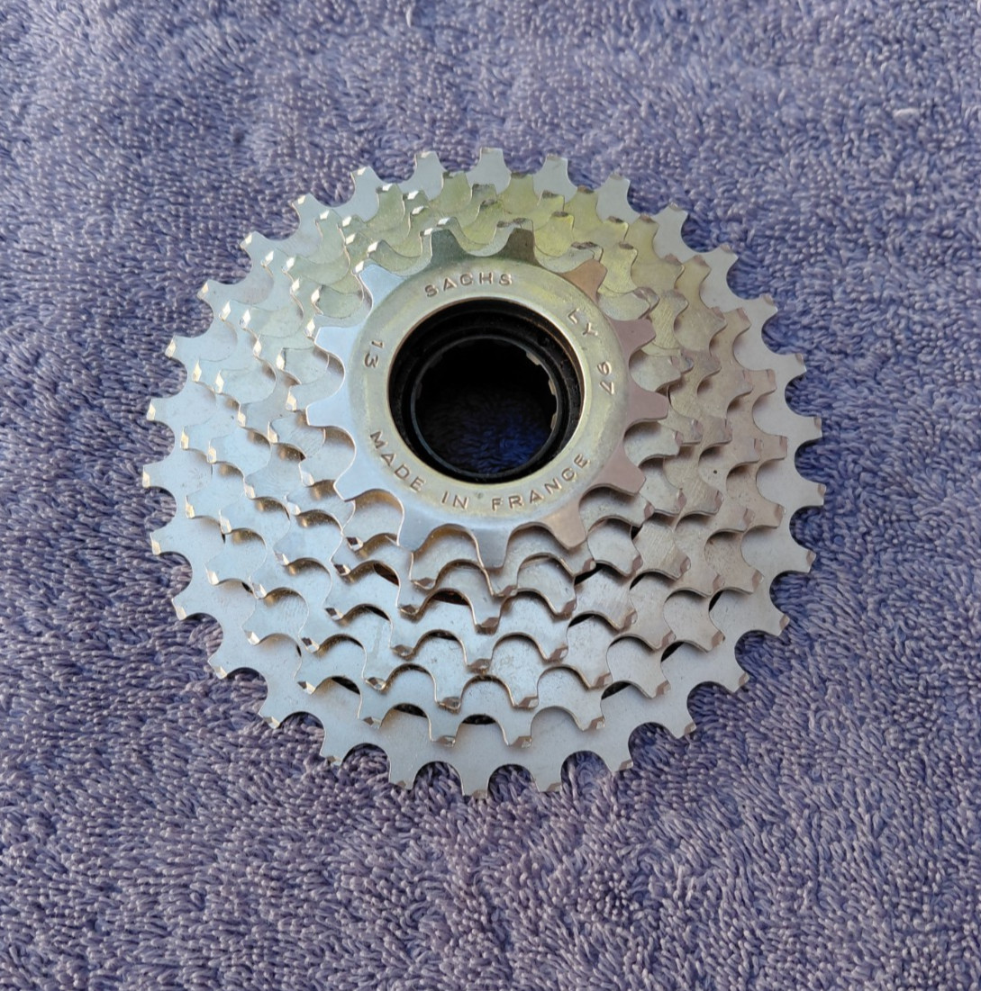 Vintage NOS SACHS – ARIS 7-Speed Sealed FREEWHEEL / 13 – 30T LY 97