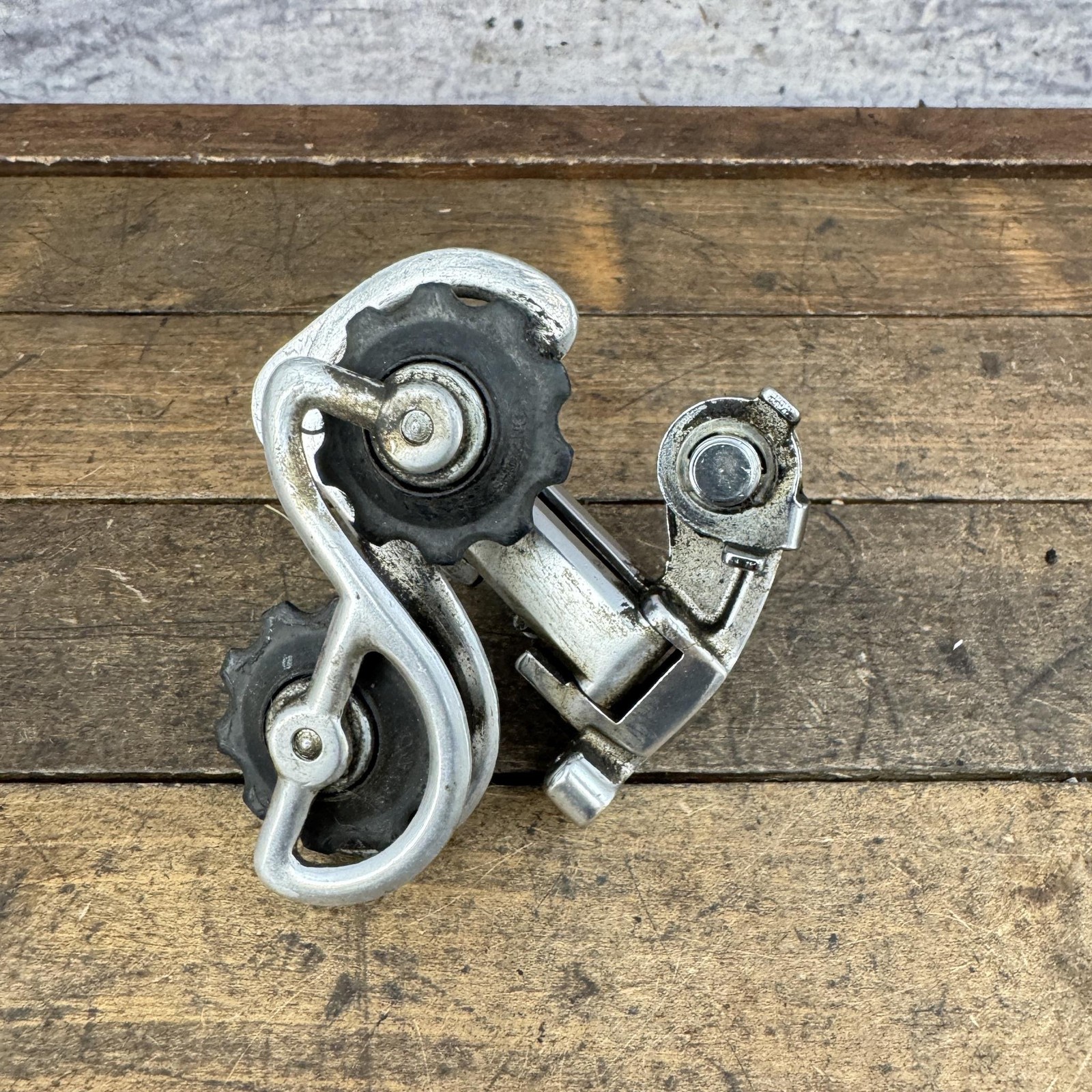 Vintage Shimano Crane Rear Derailleur Bolt-On Silver Japan 1970s 220g Road Bike