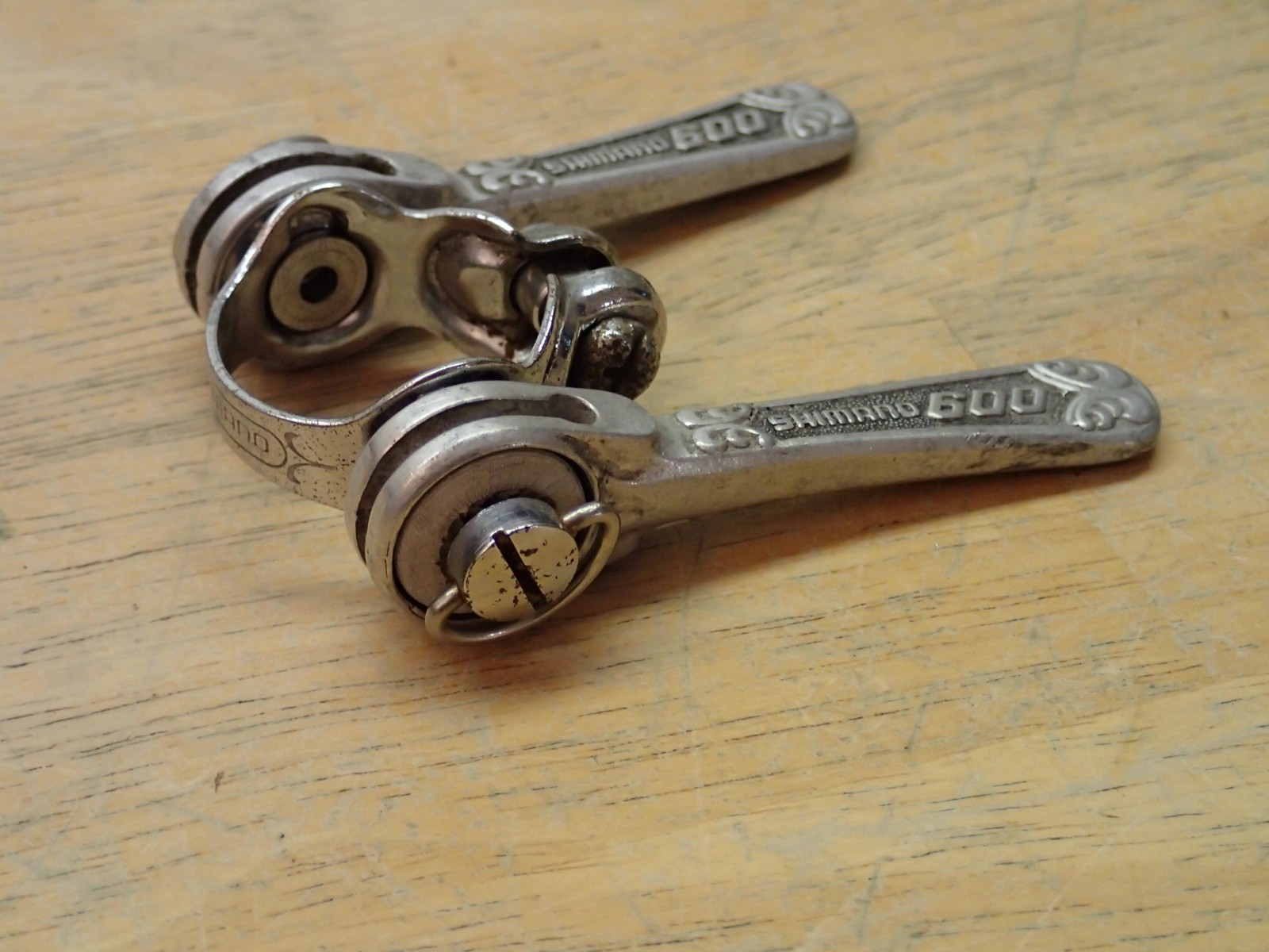 Shimano 600 Arabesque Vintage Clamp On Mixed Part Lot Estate Item Project