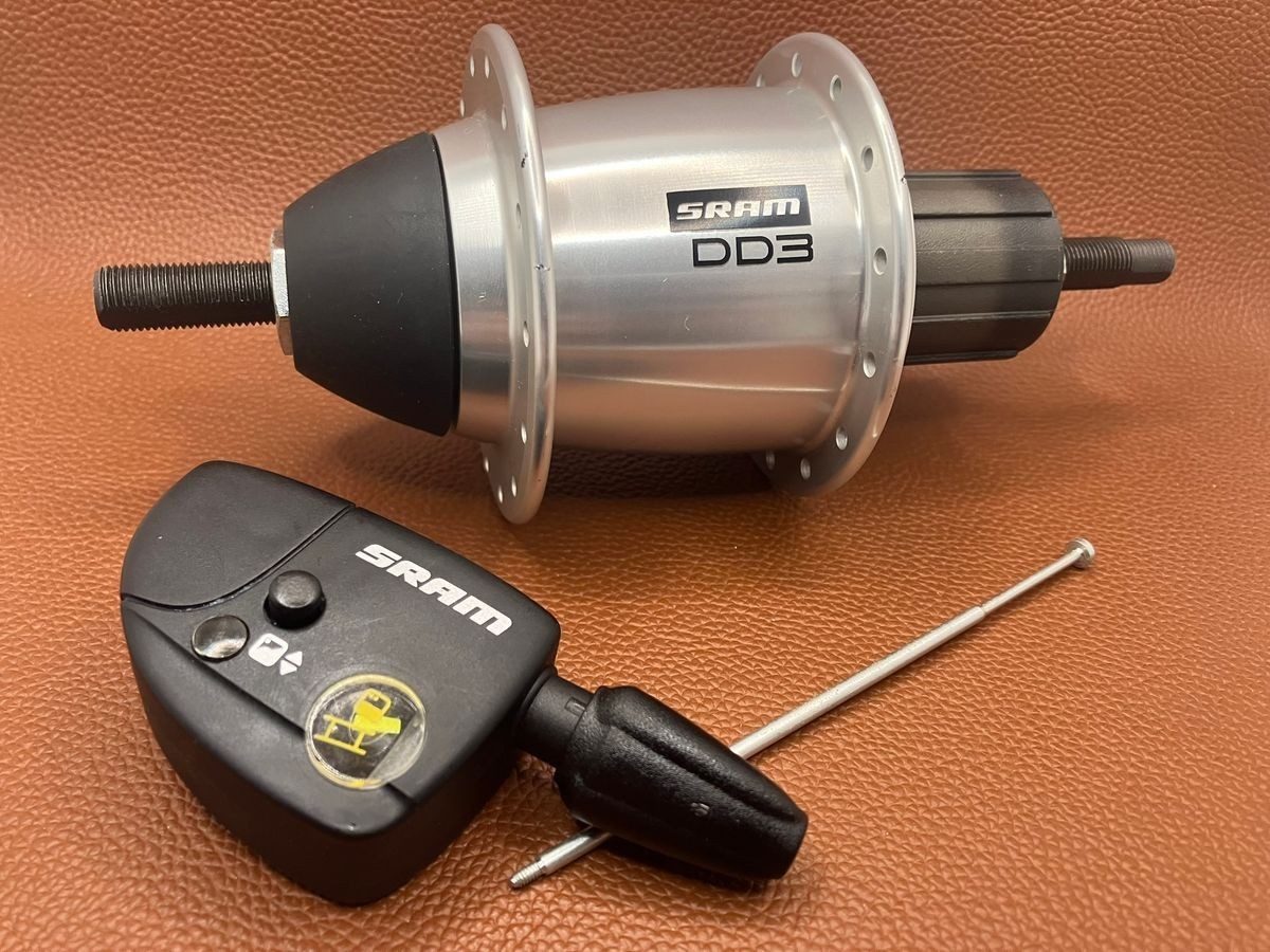 NOS SRAM Dual Drive DD3 Hub Set 3×8-10 24-30 Speed 28H DAHON Special Rare OEM