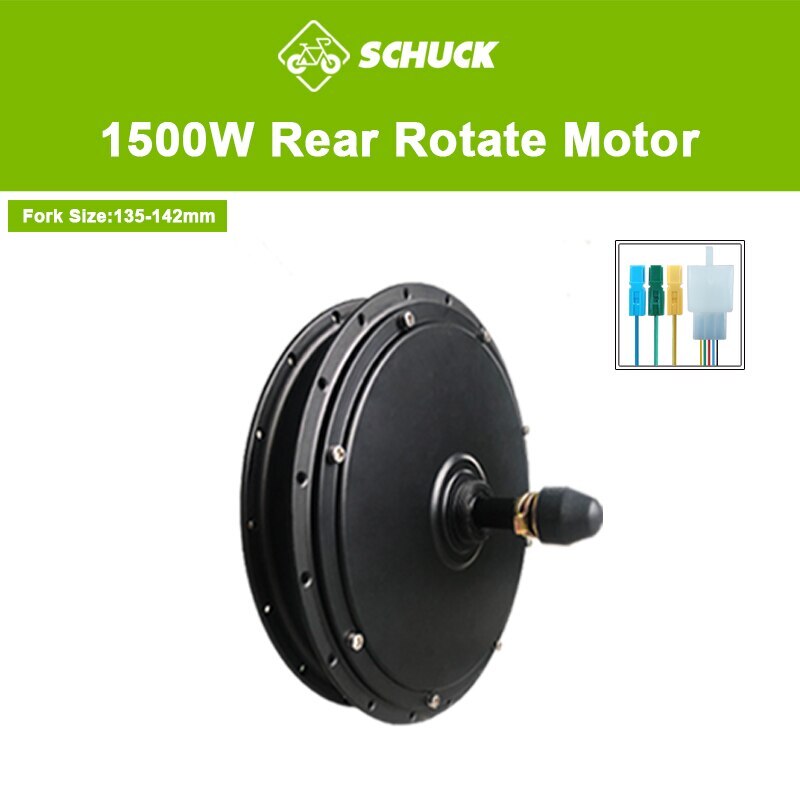48V 1000W 1500W 2000W Ebike Gearless Front Rear Rotate Cassette Drive Hub Motor