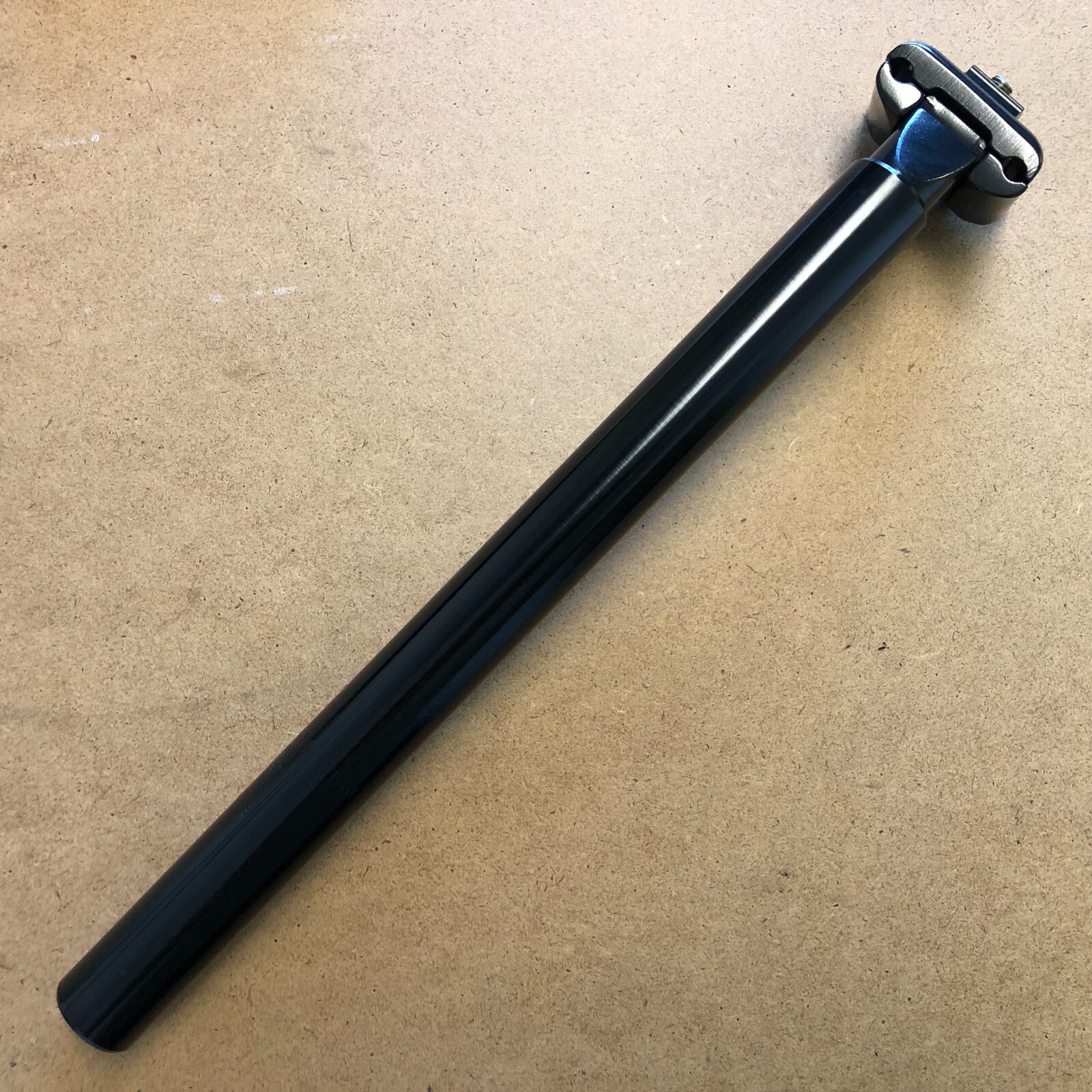 New Kalloy Bicycle Seat Post Micro Adjustable 25.0-27.2mm Length 400mm Black