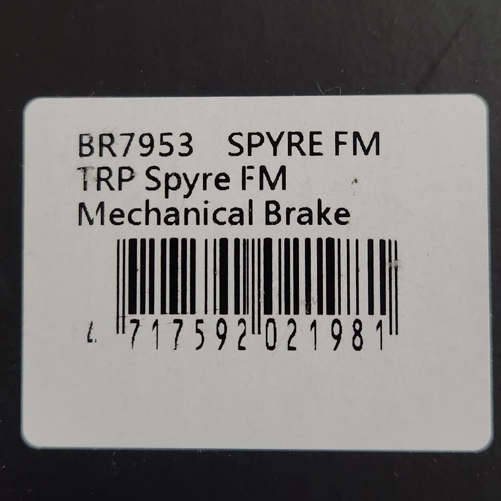 TRP Spyre Flat Mount Twin Piston Bicycle Disc Brake Caliper Black OPEN PACKAGE