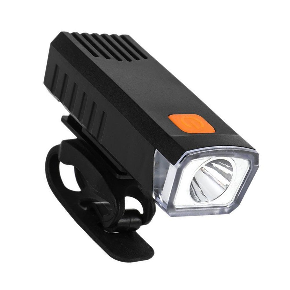 Waterproof Rechargeable Front Light for Bicycle 38g Black Compact Size