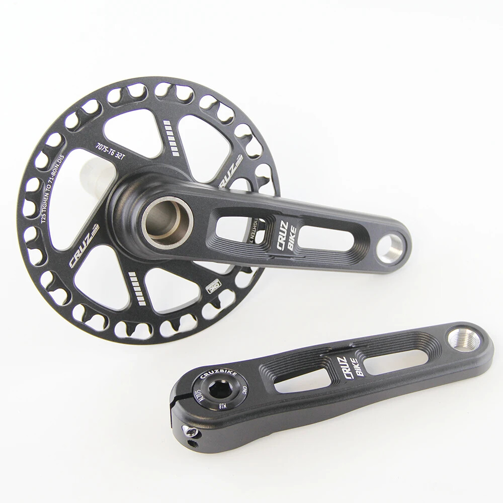 Ultralight Children’s Folding Bike Crankset Hollow Tech Crank 127/140/150mm