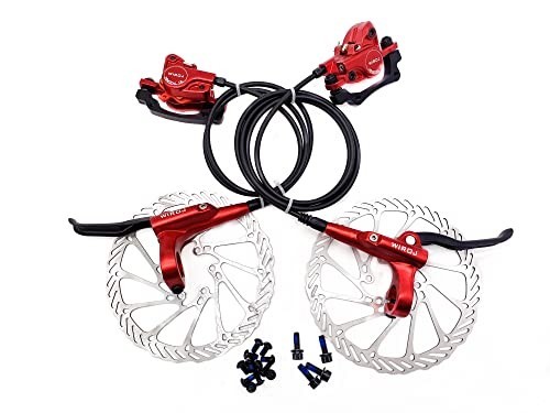 Mountain Bike Hydraulic Disc Brake Set 160mm Rotor Front Rear for MTB E-Bike