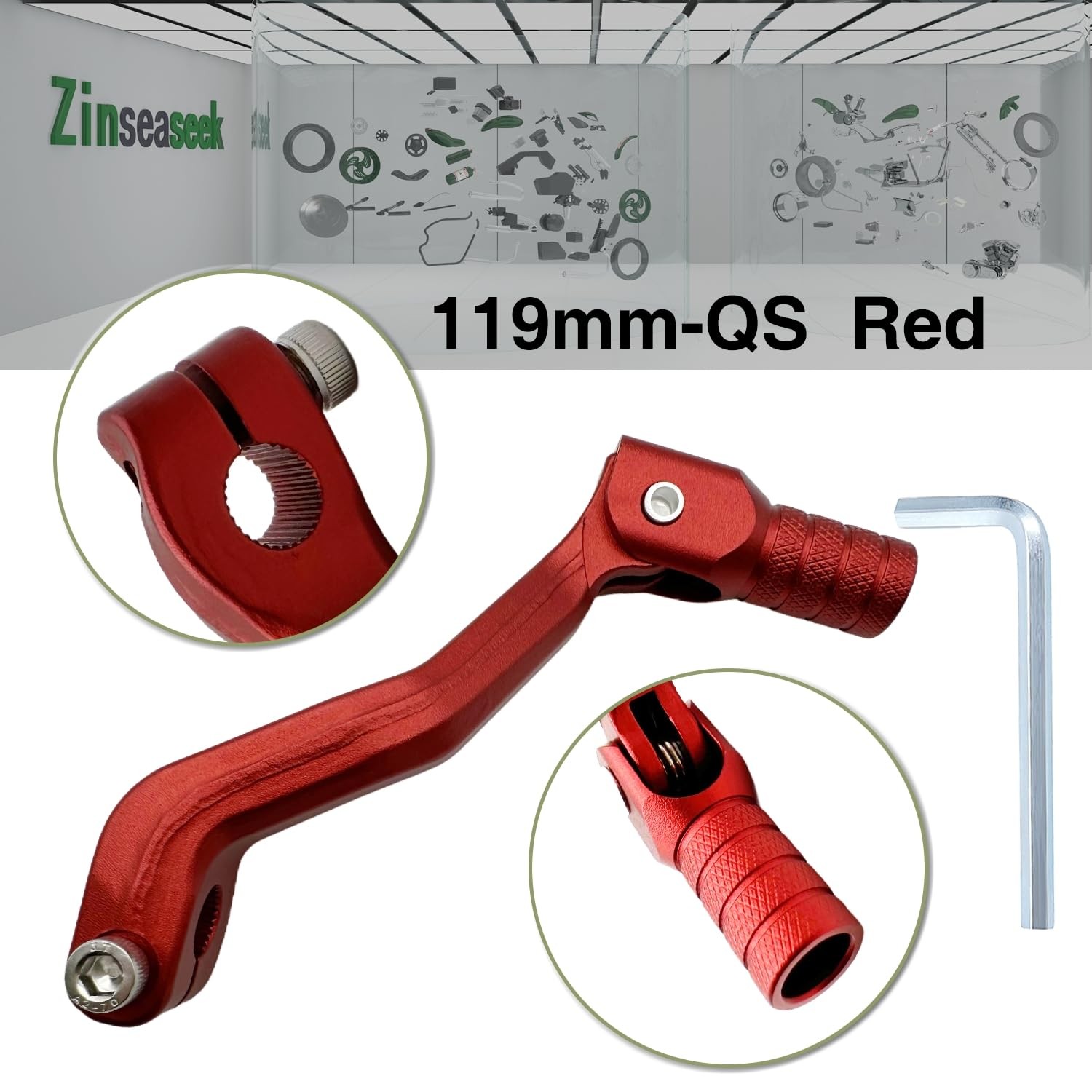 Gear Shifter 119mm 155mm Folding Shift Lever for Motorcycle Dirt Bike Apollin…